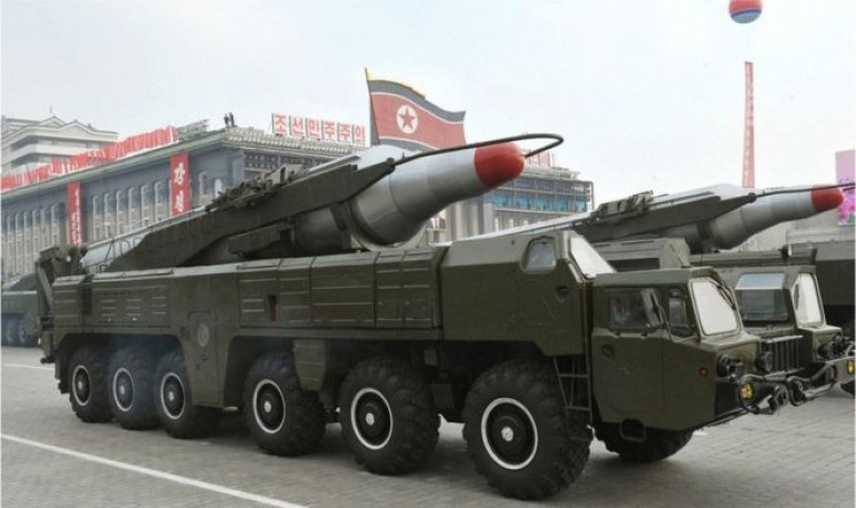 North Korea missile test fails