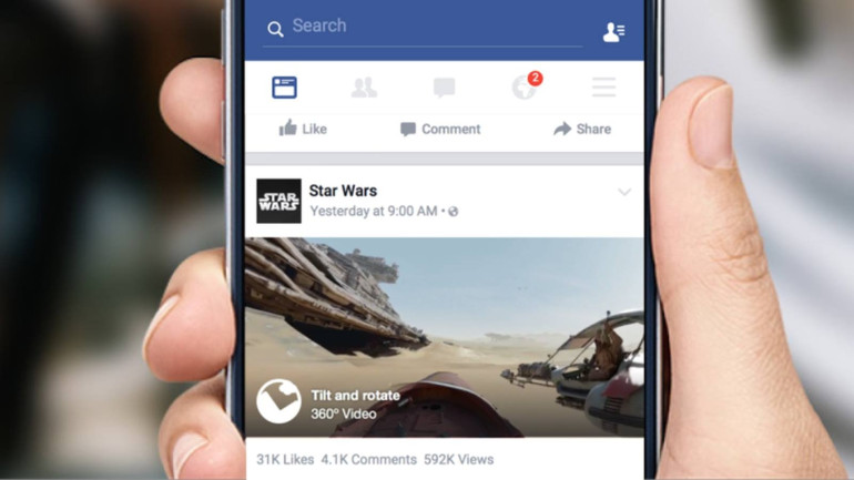 Facebook предоставит пользователям возможность загружать фото с обзором на 360 градусов