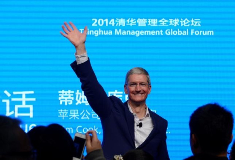 In meeting with Apple's Cook, China regulator stresses security