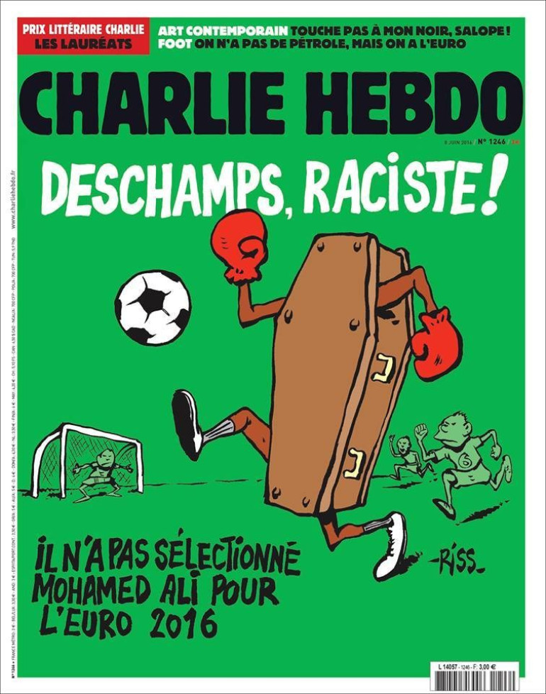 Charlie Hebdo շաբաթահանդեսը ծաղրանկար է հրապարակել «Եվրո-2016»-ում ահաբեկչական վտանգի թեմայով  