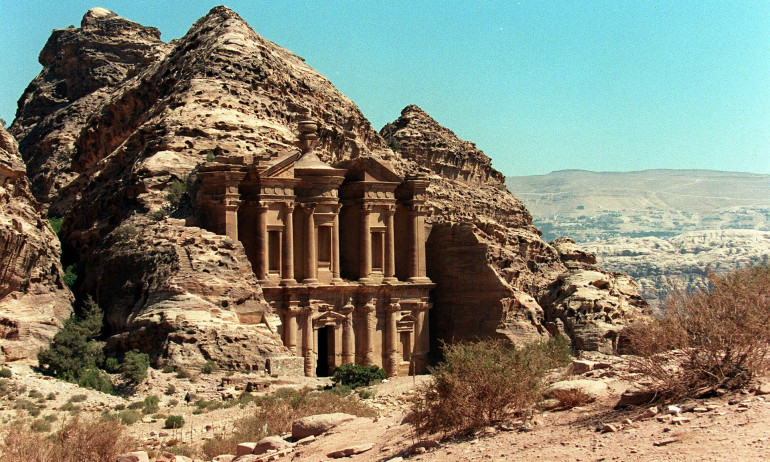 Archaeologists discover massive Petra monument