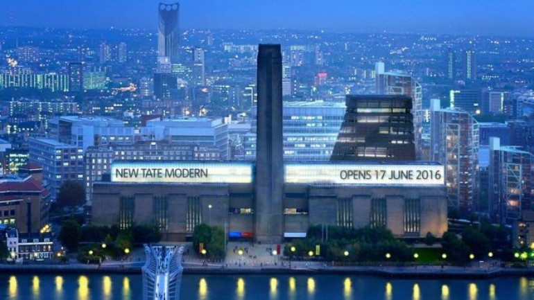 Tate Modern shows off new pyramid tower