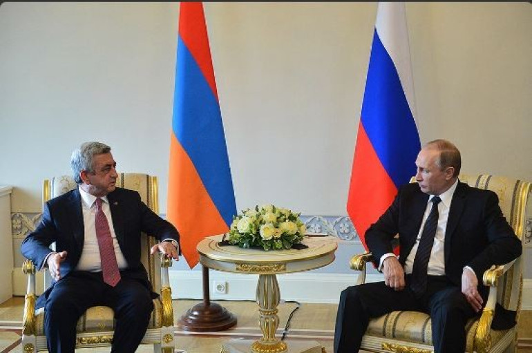 Մեկնարկել է Սերժ Սարգսյանի և Վլադիմիր Պուտինի հանդիպումը