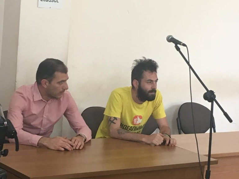 «Հակահարված» արտ խմբի անդամը դատարանի վճռով արդարացվեց (տեսանյութ)