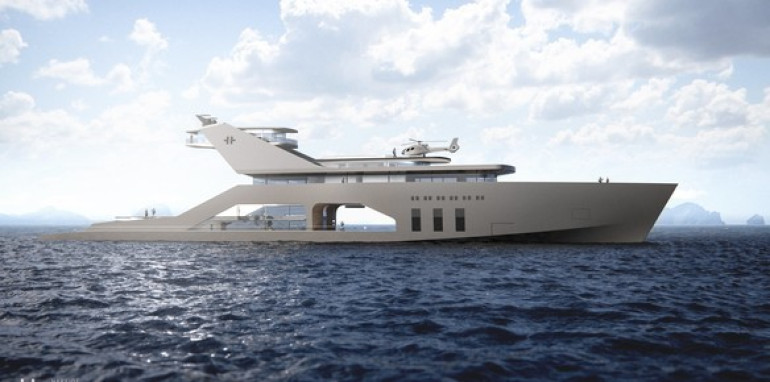 New superyacht concept reveals Scandinavian style