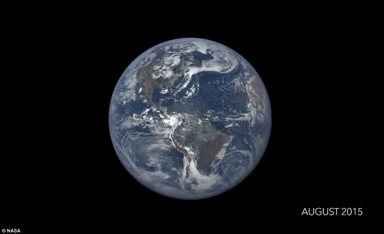 A year of Earth: Stunning video reveals 365 days of pictures from Nasa satelite