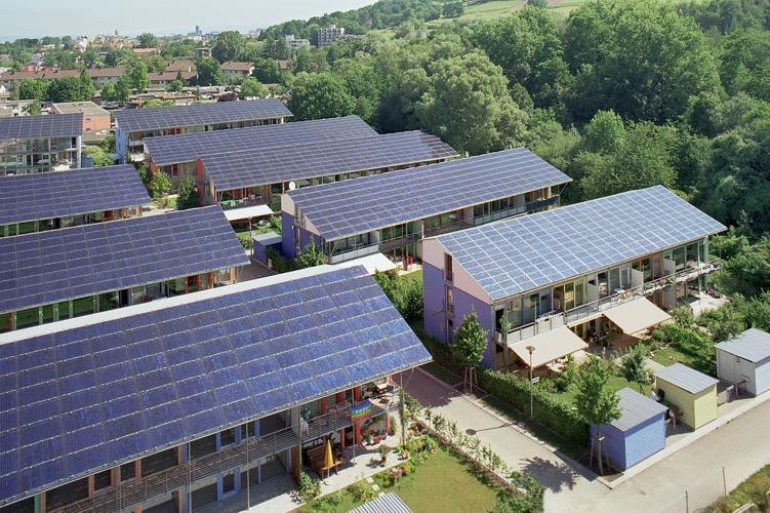 SolarCity designing a roof made of solar panels