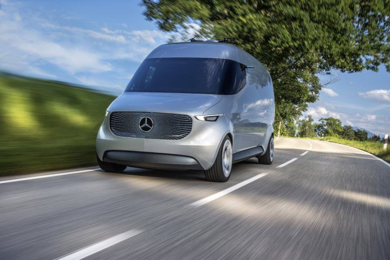 Mercedes-ն էլեկտրական միկրոավտոբուս է մշակում, որը փաթեթներ կառաքի անօդաչուների միջոցով. լուսանկարներ