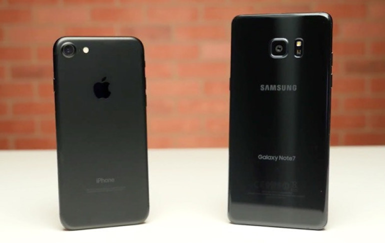 iPhone 7-ն աշխատանքի արագության ցուցանիշով գերազանցել է Galaxy Note 7-ին (տեսանյութ)