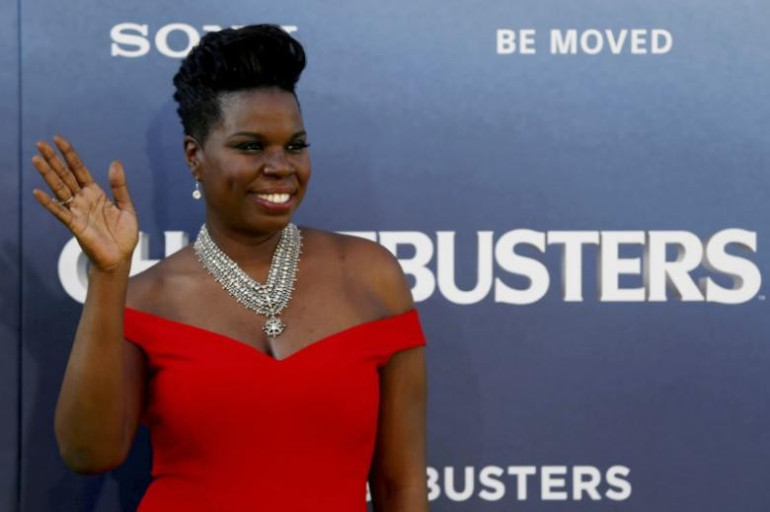 Leslie Jones hits out at hackers and trolls in SNL sketch