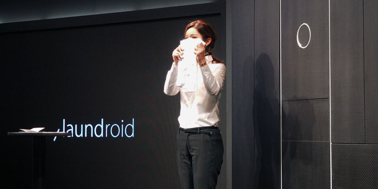 Panasonic invests $60m in 'frivolous' laundry robot