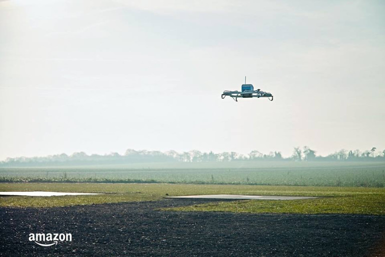 Amazon conducts first drone delivery