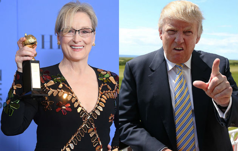 Meryl Streep's anti-Trump Golden Globe speech divides America