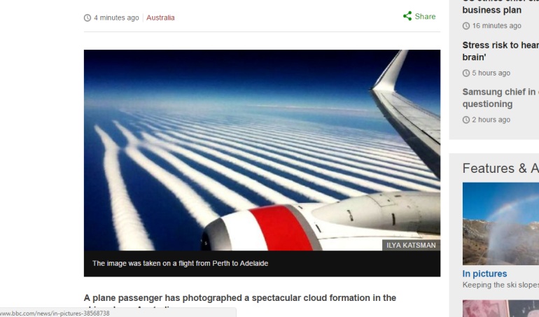 Spectacular cloud photograph