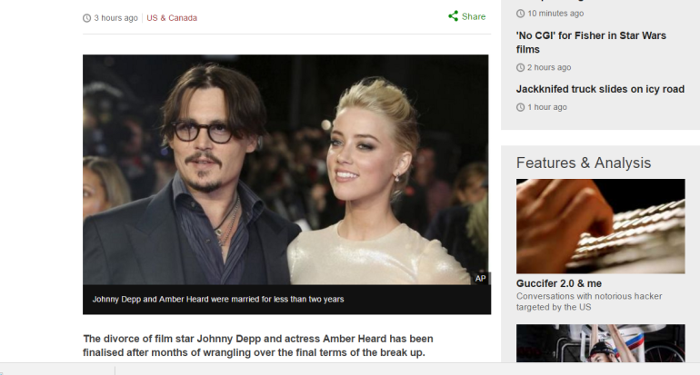 Johnny Depp and Amber Heard finalise divorce