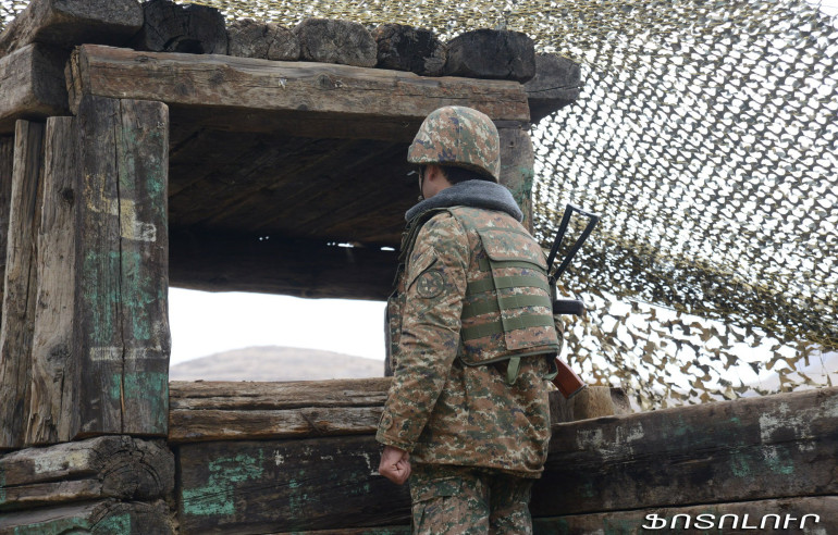 Armenian conscript found dead in defense post
 