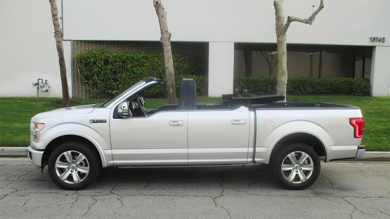 Ford F-150 պիկապը վերածել են կաբրիոլետի (տեսանյութ)