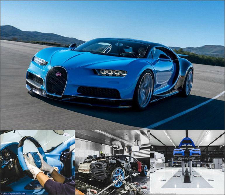 Որտեղ են հավաքվում Bugatti-ի 2.5 մլն դոլարանոց Chiron հիպերքարերը (լուսանկարներ)