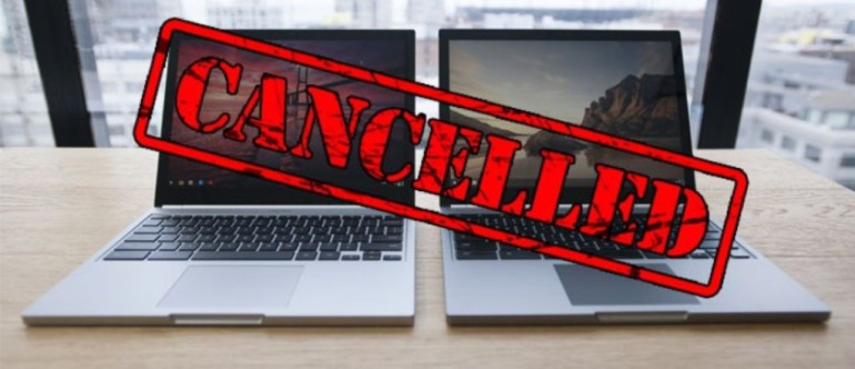 Google ликвидирует производство ноутбуков