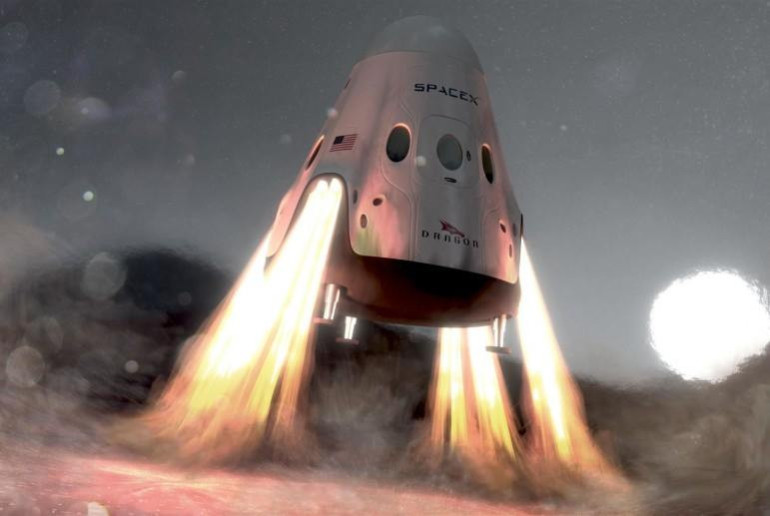 SpaceX назвала места посадки марсианского корабля