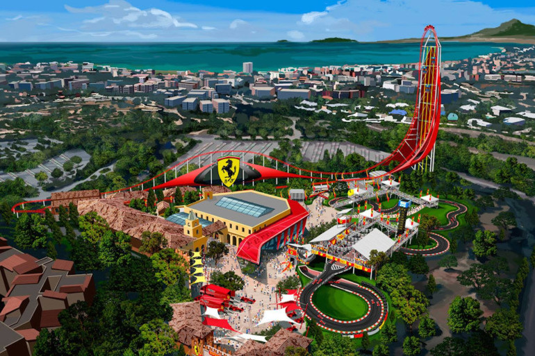 Самые скоростные американские горки в Европе появятся в парке Ferrari Land