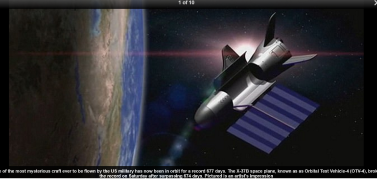 Air Force's mysterious X-37B space plane reaches a record 677 days in orbit
