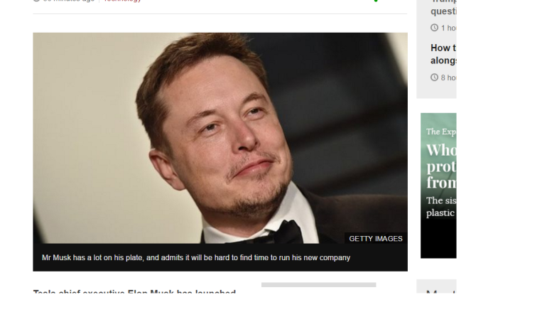 Tesla CEO creates Neuralink brain electrode firm