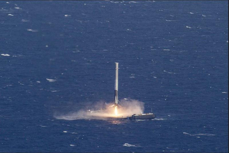 SpaceX-ը ցուցադրել է Falcon 9 հրթիռակրի առաջին աստիճանի վայրէջքը (տեսանյութ)