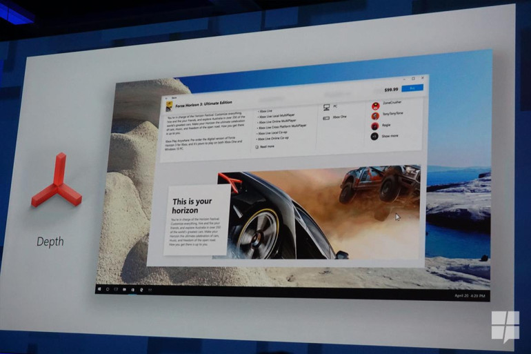 Microsoft продемонстрировала новый дизайн Windows 10