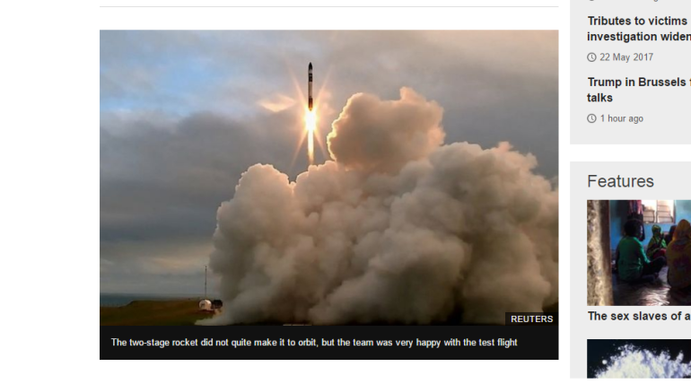 First private site rocket mission fired from New Zealand