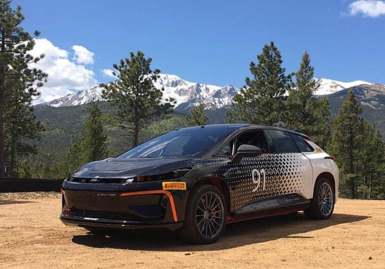 Ամերիկյան Faraday Future էլեկտրական քրոսովերը կփորձարկվի Փայք Փիք լեռնամագլցման մրցարշավում (տեսանյութ)