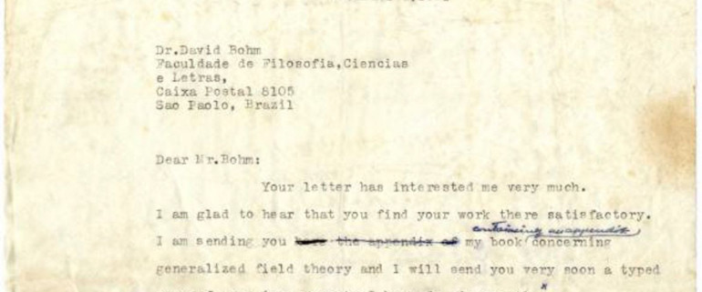 Einstein letters go up for auction