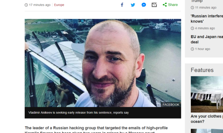 Russian hacker wanted over high-profile cyber attacks jailed
