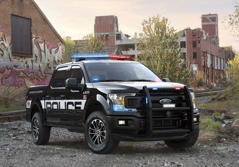 Ford claims first 'pursuit rated' police pickup truck 