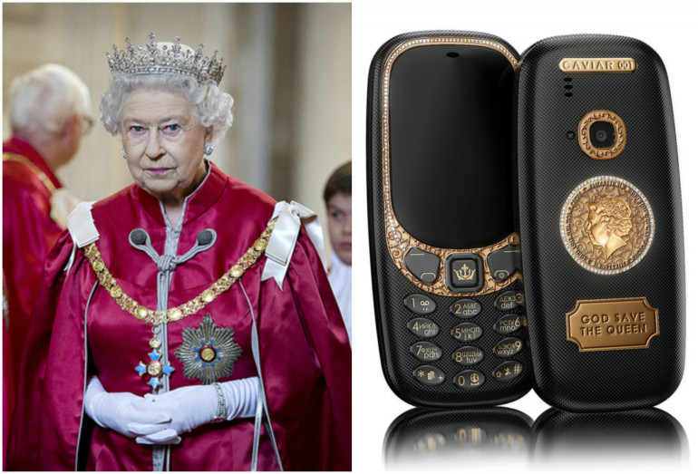 Caviar-ն Էլիզաբեթ 2-րդին կնվիրի Nokia 3310 հեռախոսի ադամանդապատ տարբերակը (լուսանկար)