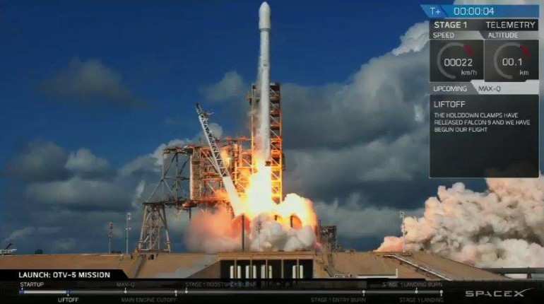 SpaceX запустила для ВВС США секретный корабль