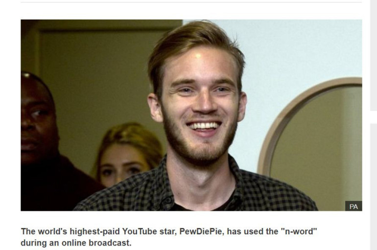 YouTube star uses racial slur