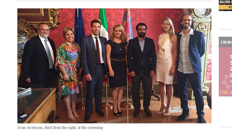 Armenian filmmaker Jivan Avetisyan’s movie screened at Venice Film Festival