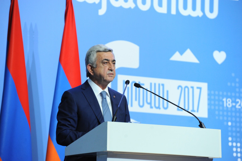 Следующая конференция Армения-Диаспора будет собранием для обсуждения общеармянской программы «4-х миллионная Армения» - Серж Саргсян