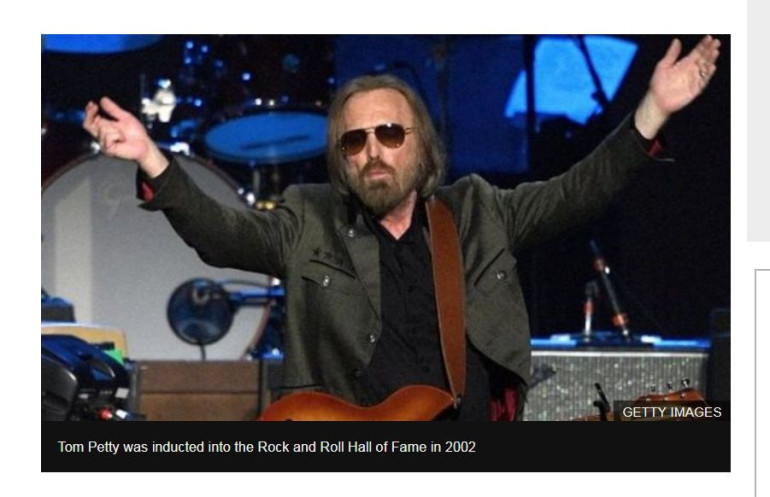 US musician Tom Petty dies at 66