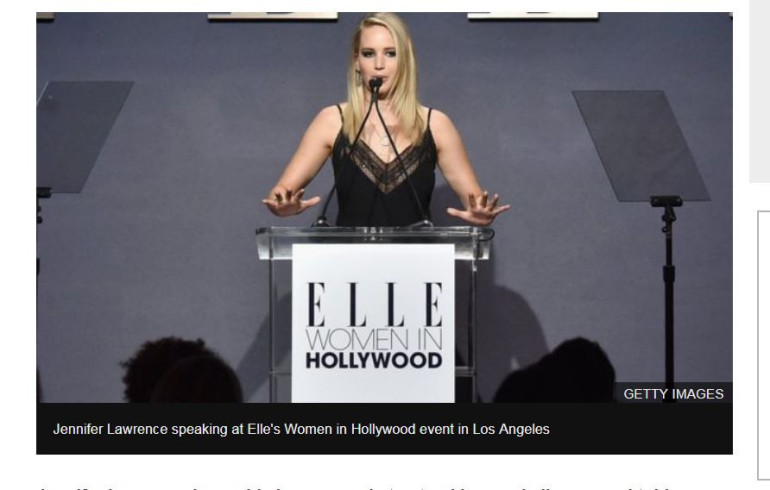 Jennifer Lawrence: I was forced to stand in nude line-up