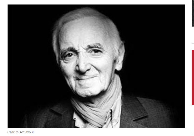 Charles Aznavour and his sister to Receive Raoul Wallenberg Medal
