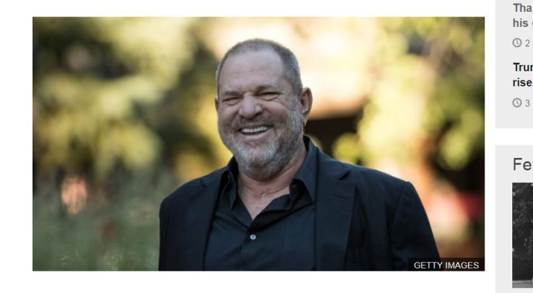 Harvey Weinstein faces losing CBE amid sexual assault claims