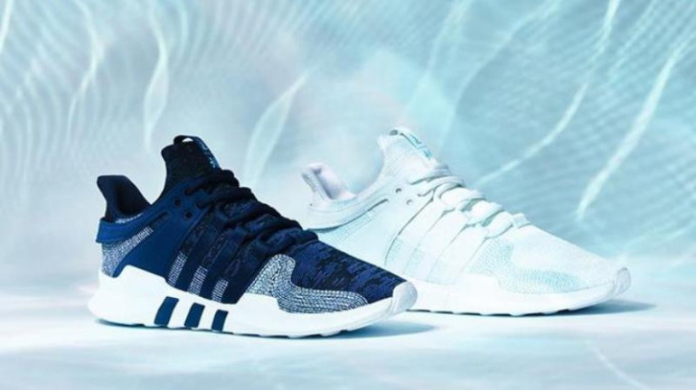 Adidas создал кроссовки из отходов, собранных в океане