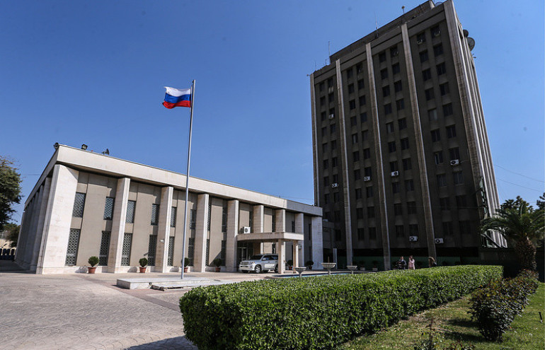 Դամասկոսում ՌԴ դեսպանատան շենքը ենթարկվել է ականանետային հարձակման