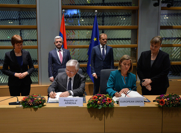 Բրյուսելում ստորագրվեց ՀՀ-ԵՄ համաձայնագիրը