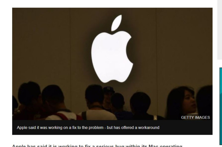 Apple rushes to fix major password bug
