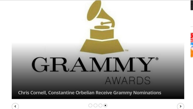 Chris Cornell, Constantine Orbelian nominated with Grammy awards