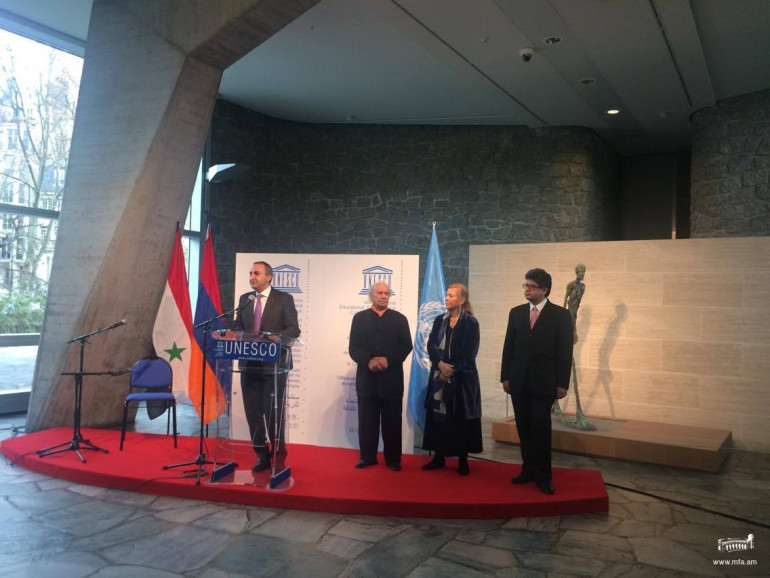 ՅՈՒՆԵՍԿՕ-ի կենտրոնակայանում բացվել է ֆրանսահայ քանդակագործ Թորոս Ռասթկելենյանի ստեղծագործությունների ցուցահանդեսը