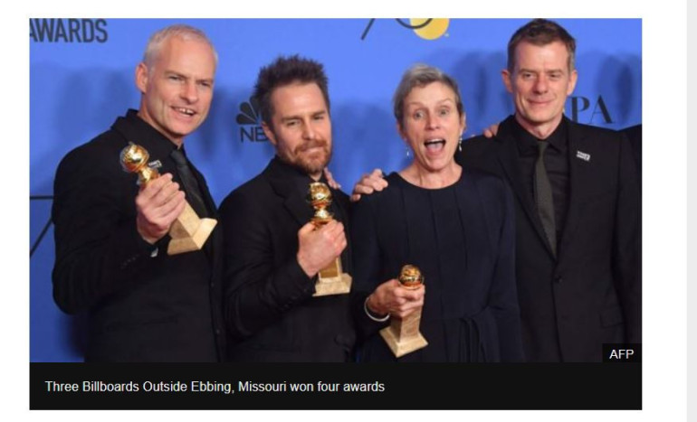Golden Globe winners in call for change